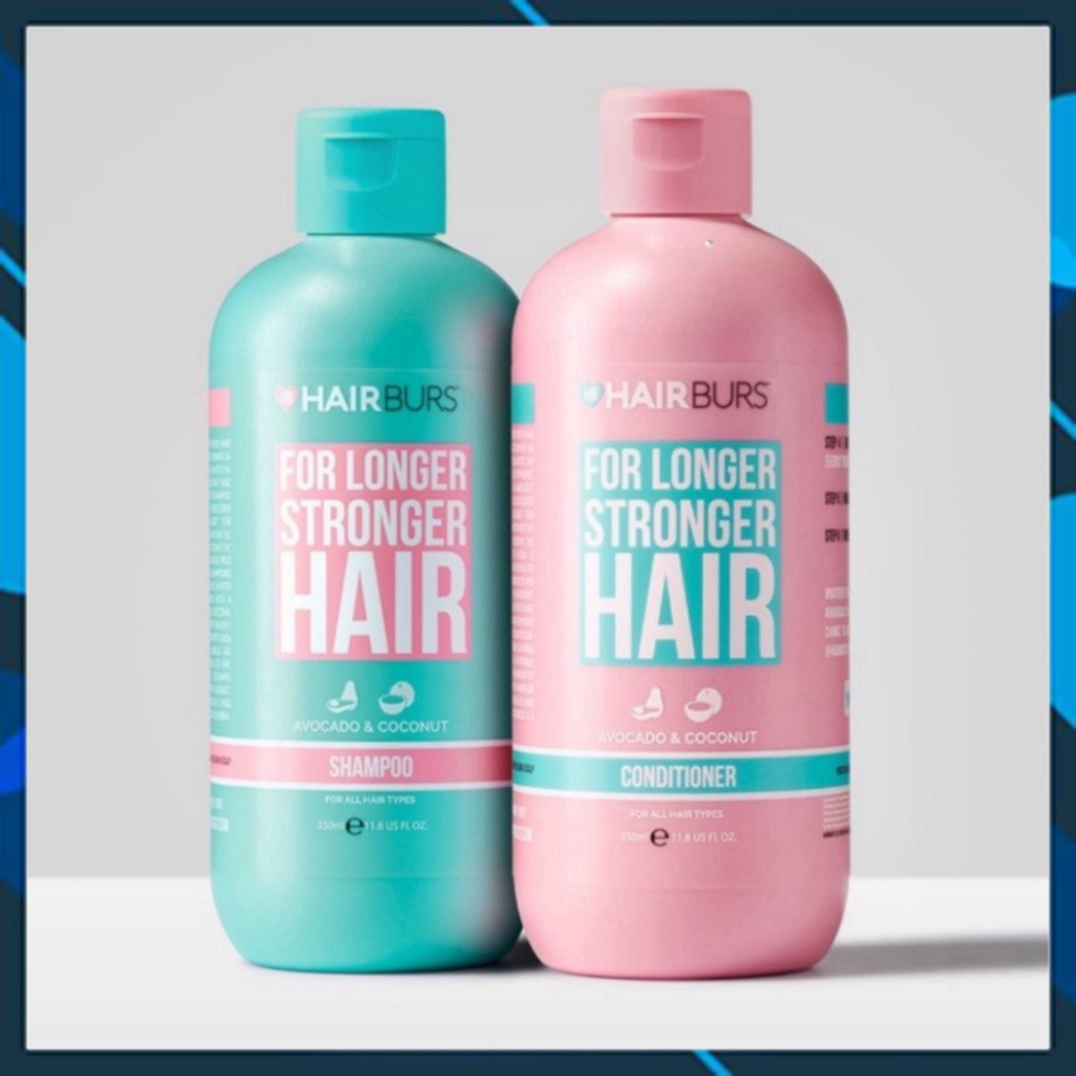 Dầu Gội + Dầu Xả ⚡ FREESHIP ⚡ Hair Burst 350ml | Cặp Dầu Gội Ngăn Rụng, Kích Thích Mọc Tóc, Làm Dày Tóc