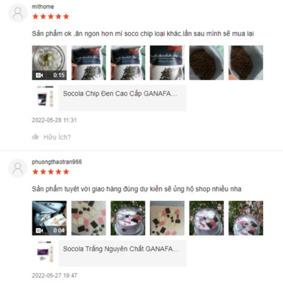 Socola Nguyên Chất 1kg GANAFARM Có Màu Đen Nâu Vị Đắng Nhẹ Dùng Để Nấu Chảy Trang Trí Bánh Đổ Khuôn Làm Kẹo - CD444