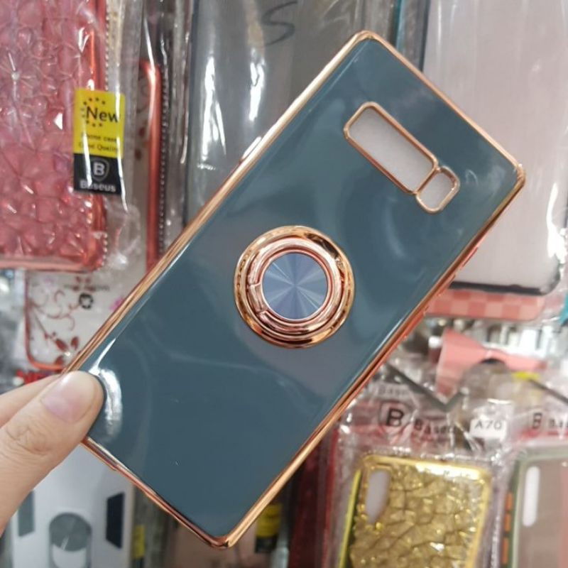 [Mã ELFLASH5 giảm 20K đơn 50K] Samsung Note 8 _Ốp lưng dẻo nhiều màu kèm giá đỡ cực đẹp