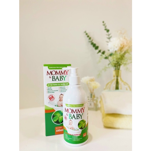 Tắm lá thảo mộc Mommy, sữa tắm gội cho bé