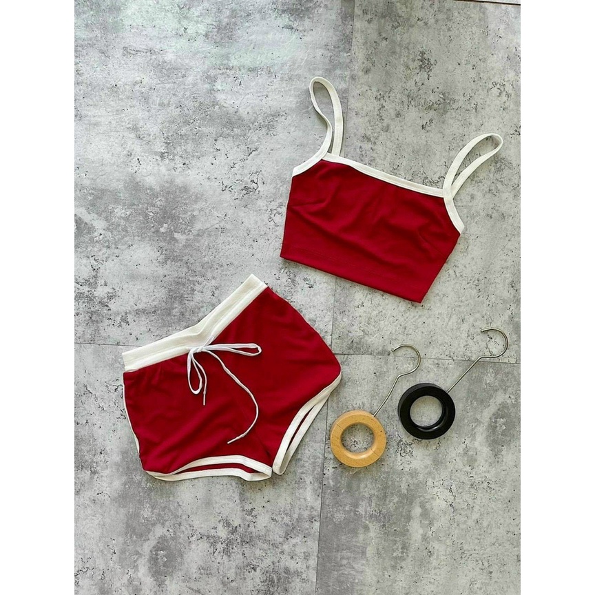 set 2 dây viền quần thun đùi dáng thể tháo cá tính li