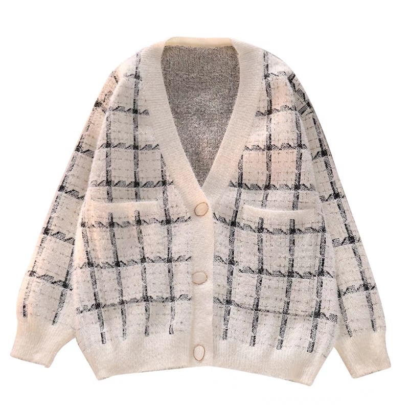 [ORDER] Áo cardigan len lông thỏ (kèm ảnh thật)