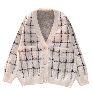 Áo cardigan len lông thỏ