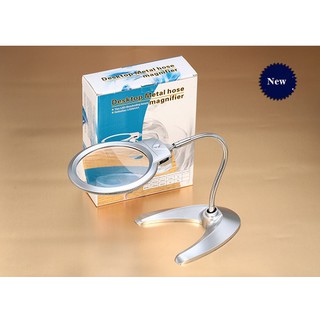 Kính lúp để bàn đế lưỡi liềm