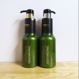 Bộ Dầu Gội & Dầu Xã Collagen Repair Sophia Platinum