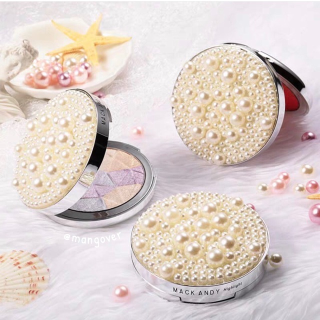 Bảng phấn Highlight ngọc trai Mack Andy