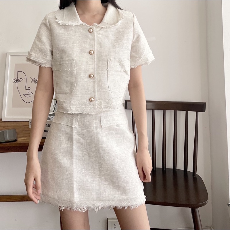 (SẴN) Set dạ tay ngắn