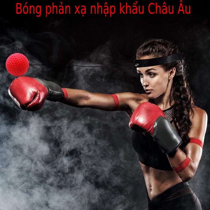 Bóng Đấm Phản Xạ Boxing Võ Thuật dạng treo đầu - Bóng Đấm Lắc Lư Cao Cấp