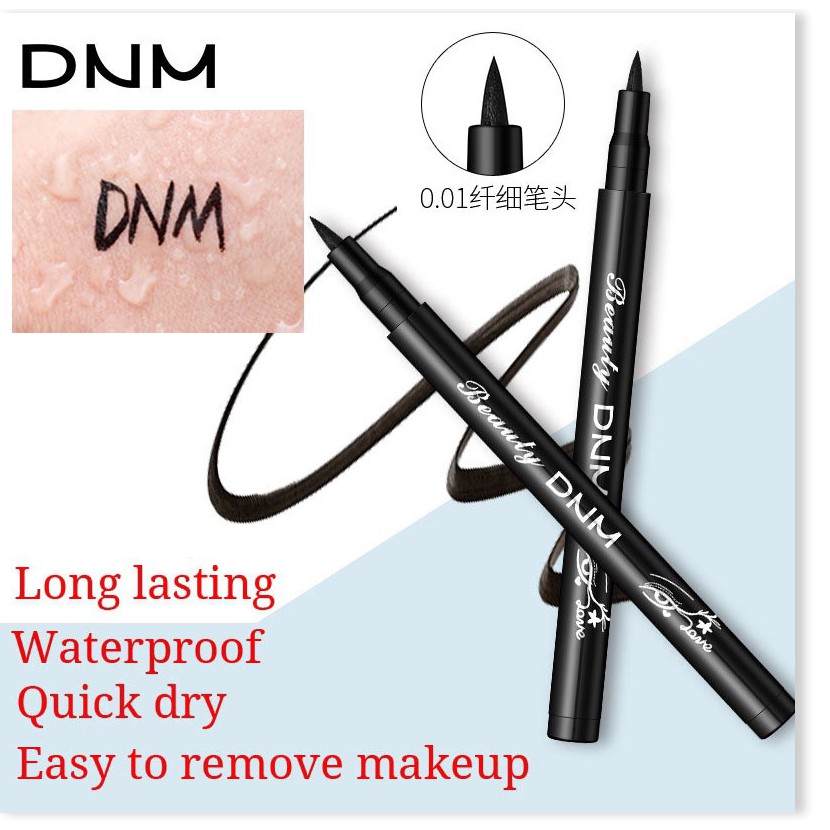 [Mã chiết khấu giảm giá sỉ mỹ phẩm chính hãng] DNM 12 Colors Waterproof Smudge-Proof Eyeliner Pen Cosmetic