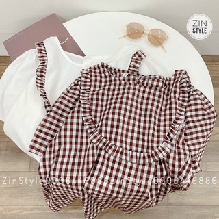 ÁO TAY LỠ CỔ PHỐI BÈO