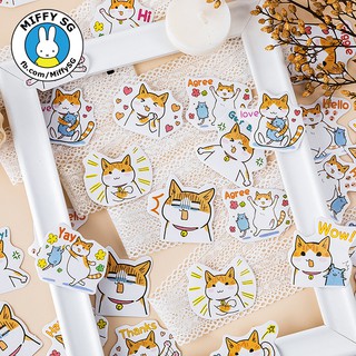 Hộp 45 sticker MÉO MI VÀ CHUỘT