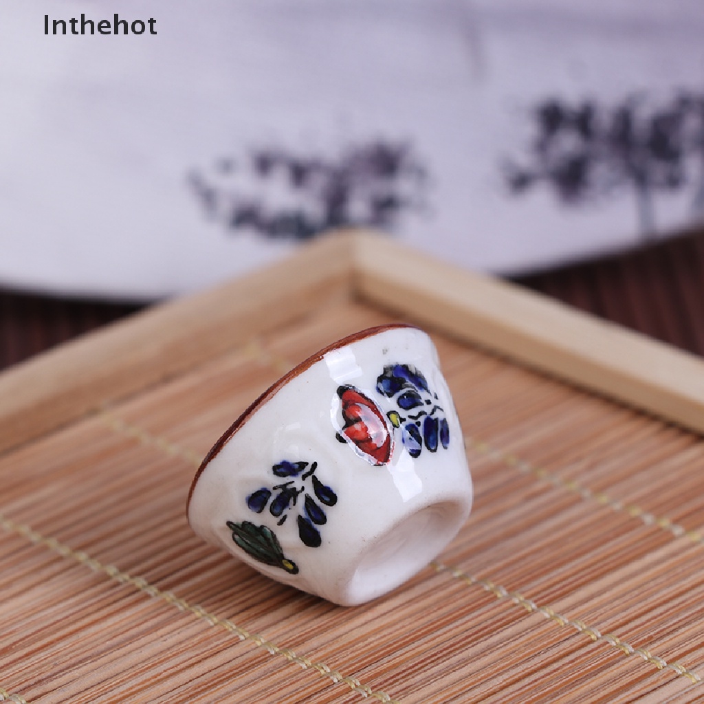 1pcs Bộ Đĩa Sứ Nhỏ Xinh Đáng Yêu Cho Nhà Búp Bê