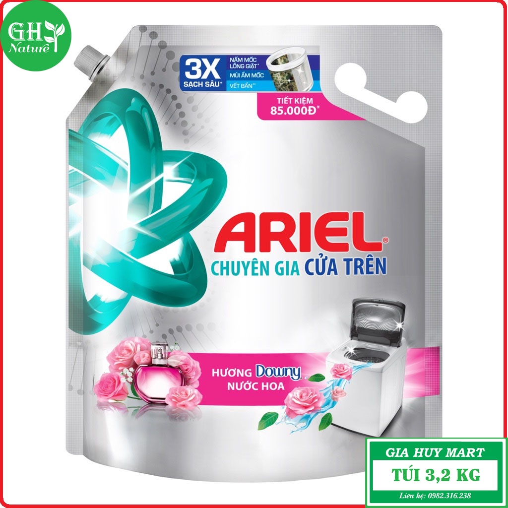Nước giặt máy Ariel matic hương hoa 3,2kg