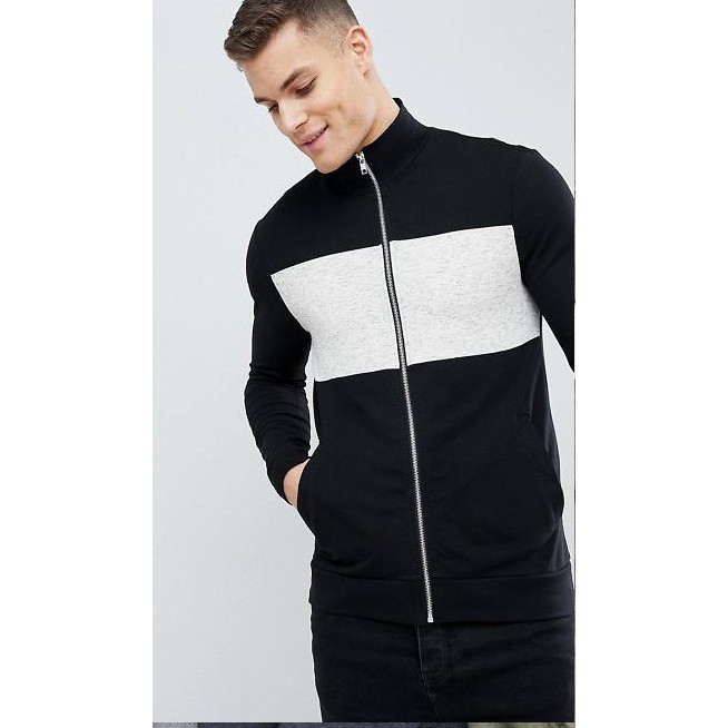 Áo khoác Nam nỉ phối đơn giản-N013 | BigBuy360 - bigbuy360.vn