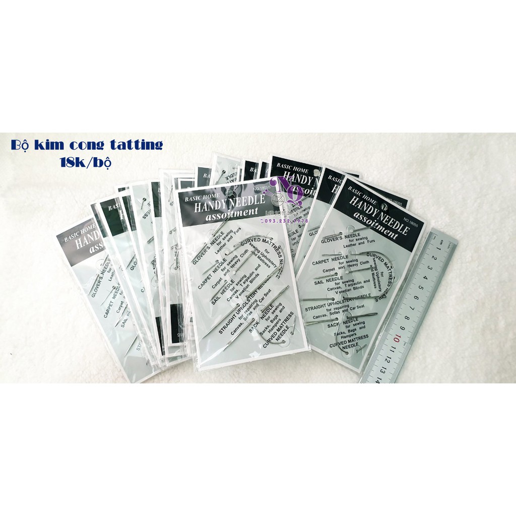 Bộ kim cong tatting