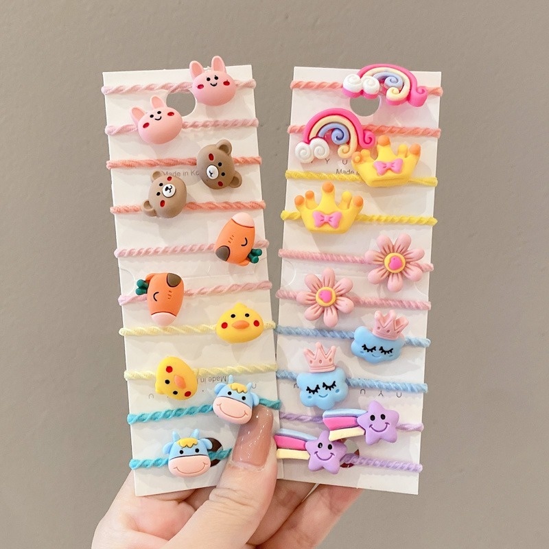 Dây buộc tóc cao su dễ thương cho bé gái yrshop