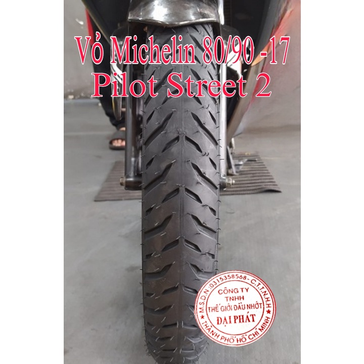Vỏ Michelin PILOT STREET 2 Vành 17 đầy đủ size 70/90-17 80/90-17 90/80-17 100/80-17 110/70-17 120/70-17