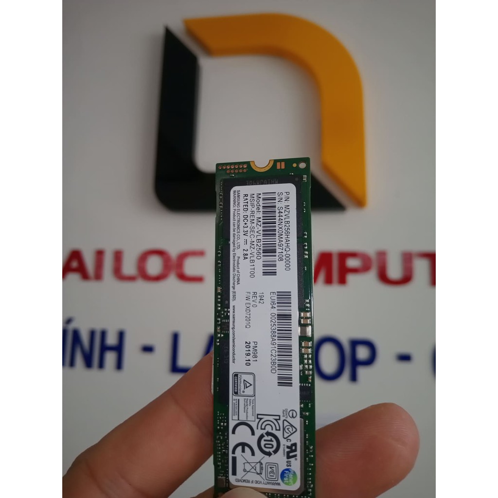 Ổ cứng SSD M.2 NVMe Samsung PM981 512GB 256GB - bảo hành 3 năm