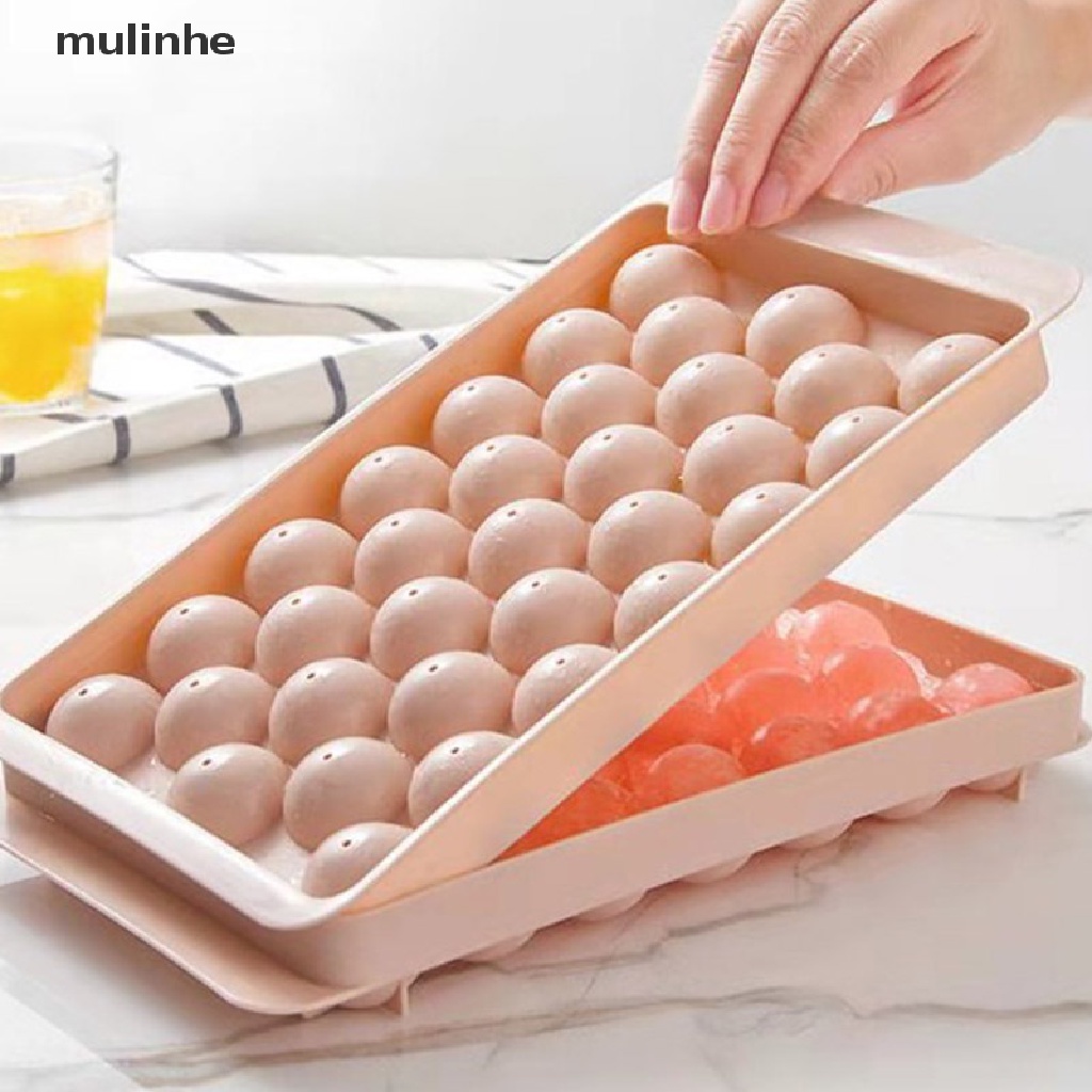 Khuôn nhựa làm đá viên hình tròn 3D 13 / 33 ngăn cho quán bar nhà bếp và tiệc