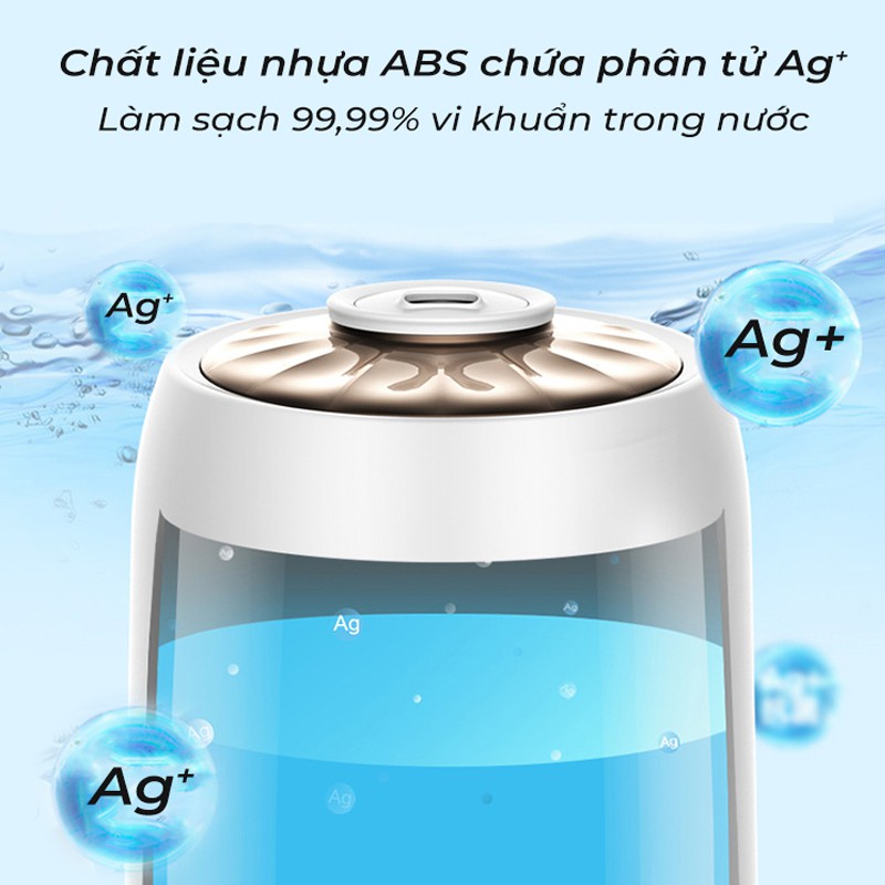 Máy phun sương tạo độ ẩm HÀNG CHÍNH HÃNG Deerma F600 dung tích 5L, tự ngắt khi hết nước, lõi lọc kháng khuẩn BH 1 ĐỔI 1