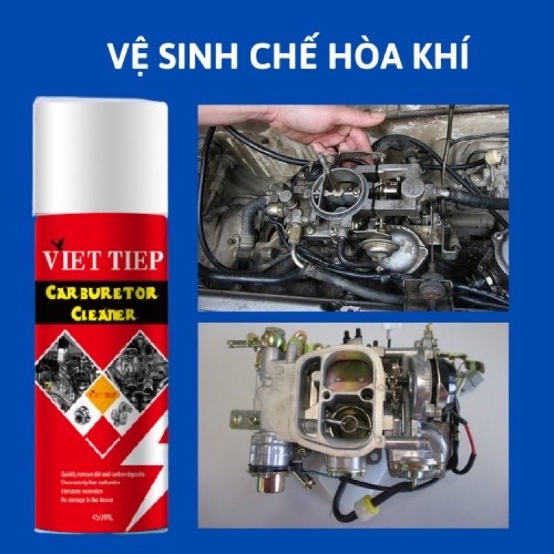 DUNG DỊCH Carburetor CHUYÊN TẨY RỬA VỆ SINH BÌNH XĂNG CHẾ HÒA KHÍ HỌNG GA KIM PHUN.