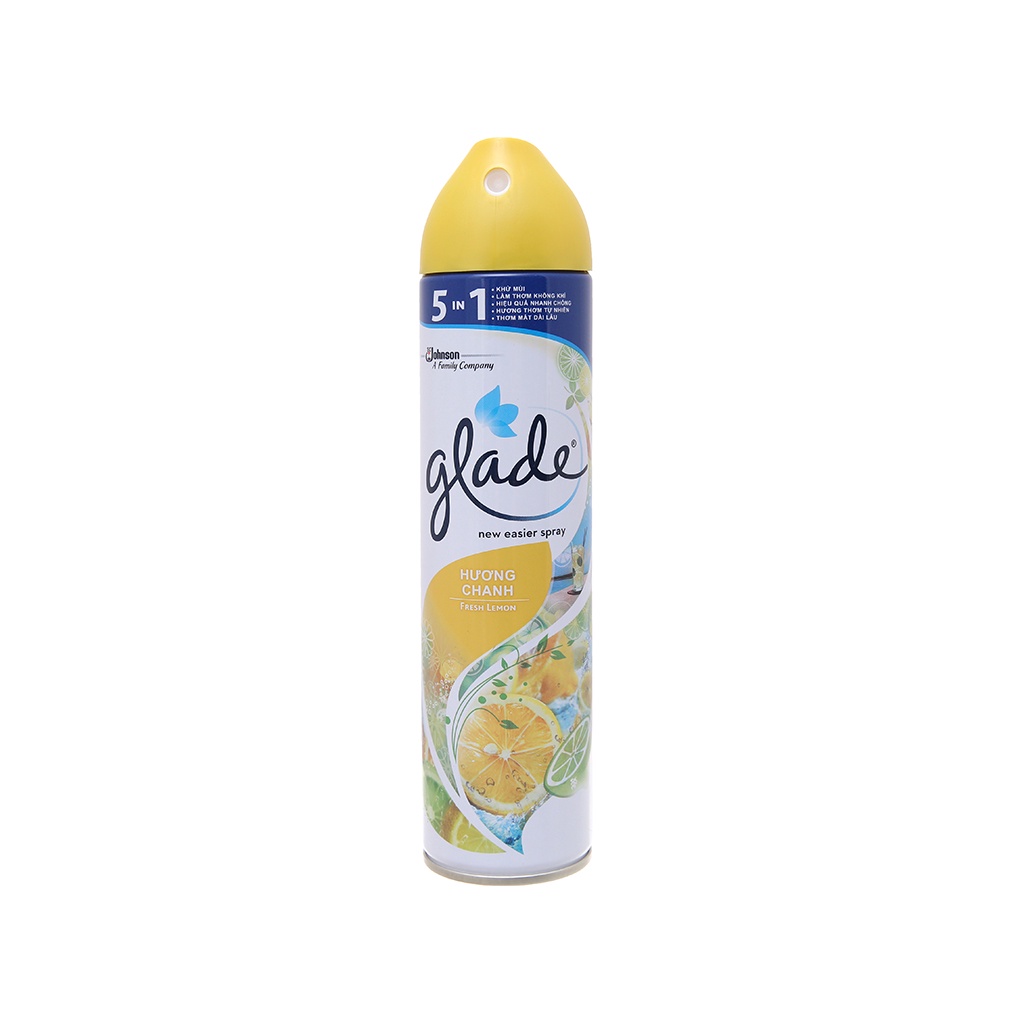 Xịt phòng Glade hương hoa Đủ mùi chai 280ml