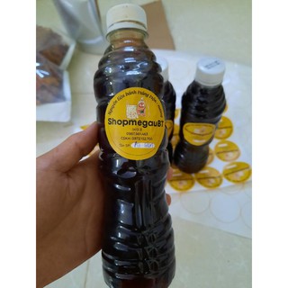 1 chai nước bò đen trộn bánh tráng