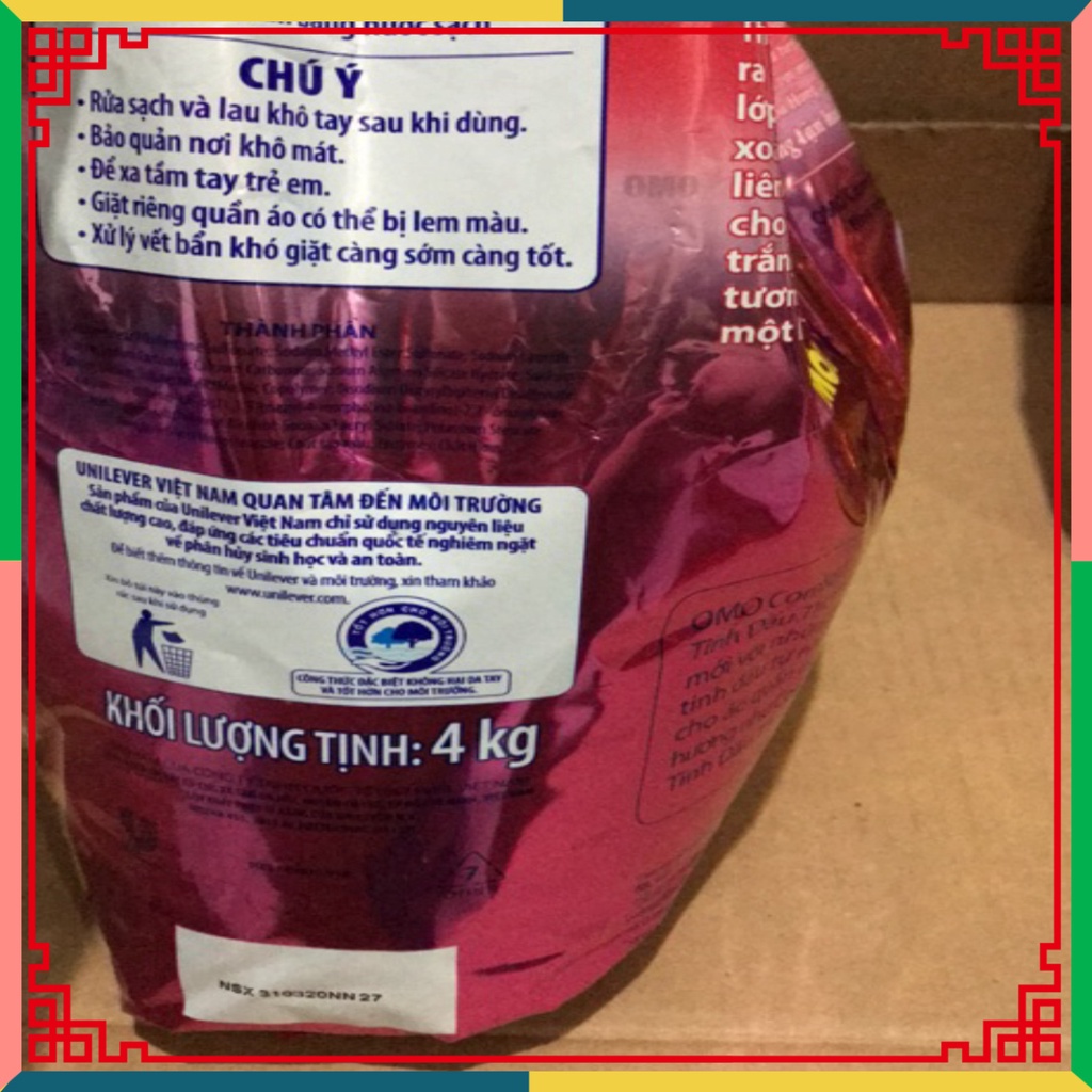 Bột Giặt OMO 4,5kg/ 4kg tinh chất dầu Thơm