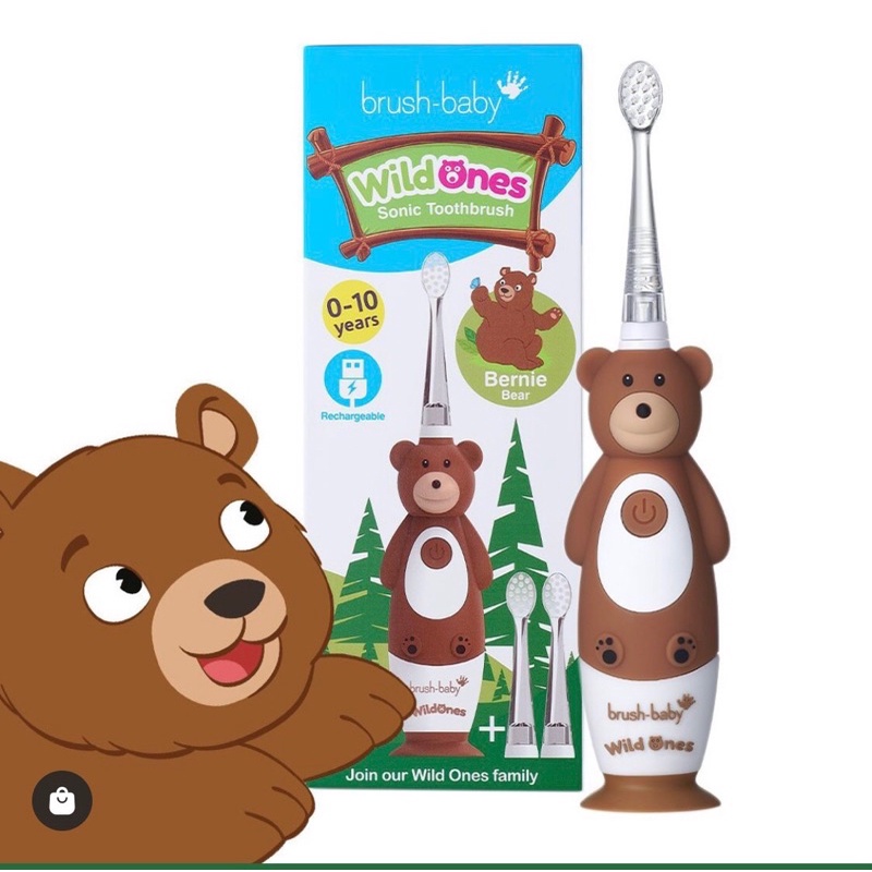 BÀN CHẢI ĐIỆN SÓNG ÂM BRUSHBABY WILDONES