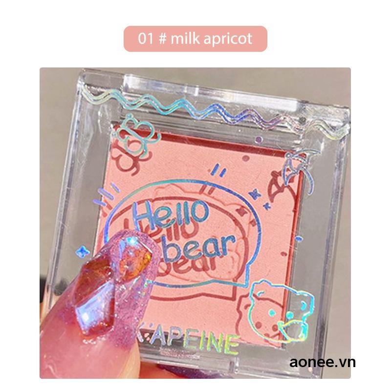 ✨✨Phấn Má Hồng Đơn Sắc Tông Lì Với Vỏ Trong Suốt Dễ Thương