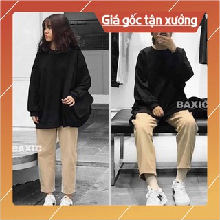 QUẦN BAGGY KAKI TỰ SẮN ỐNG ( phom rộng)