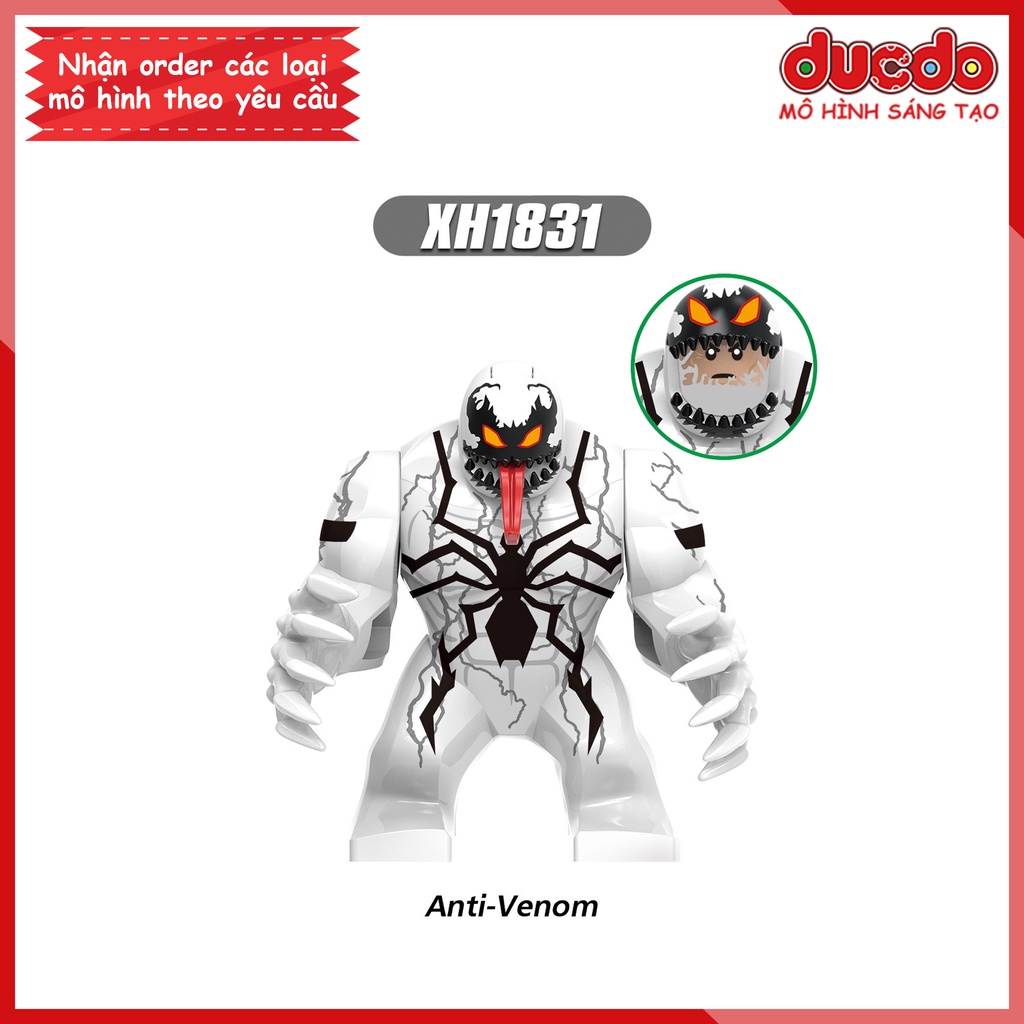 Bigfig Venom - Siêu Dị nhân Super Hero - Đồ chơi Lắp ghép Xếp hình Mini Minifigures Big fig Marvel - XINH X0327
