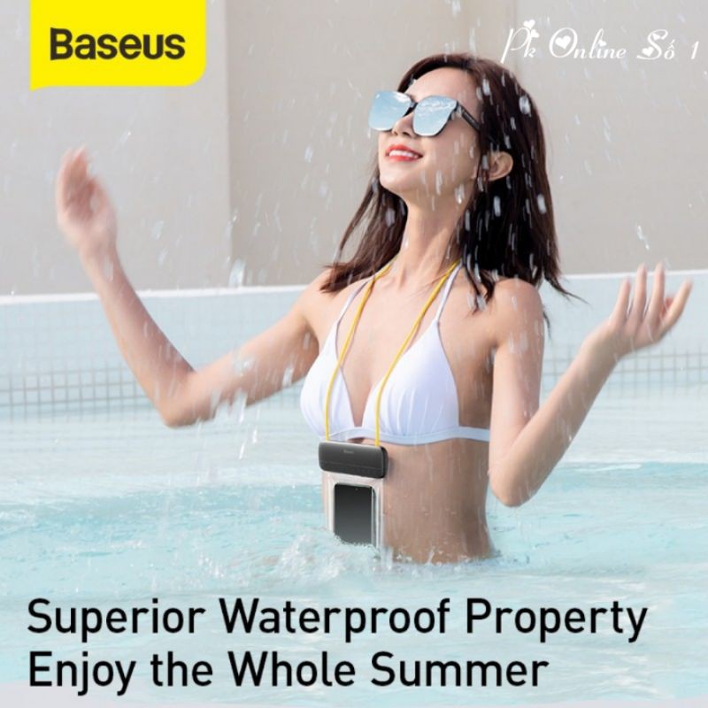 Túi chống nước chuẩn chống nước IPx8 cho điện thoại 7.2 inch trở xuống chính hãng Baseus Let'sGo