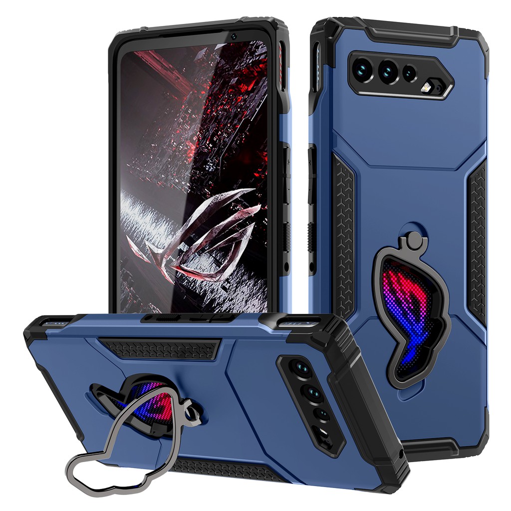 Ốp điện thoại dạng giáp chống rơi kèm giá đỡ cao cấp cho Asus Rog Phone 5 / Rog Phone 5s
