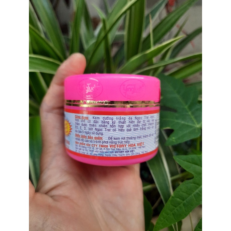 Kem Dưỡng Trắng Hồng Da Ngọc Trai Victory 15g Loại Kem Sệt màu hồng