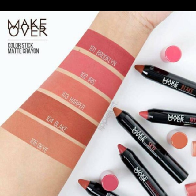 (hàng Mới Về) Son Môi Bút Chì Màu Sắc Thời Trang