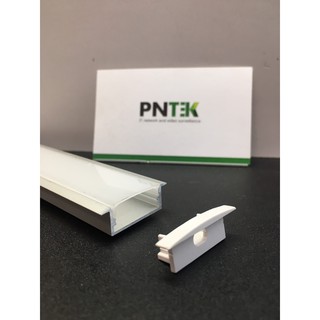 Thanh nhôm âm định hình (máng nhôm) PN619 gắn đèn LED 1 mét (chưa bao gồm led)