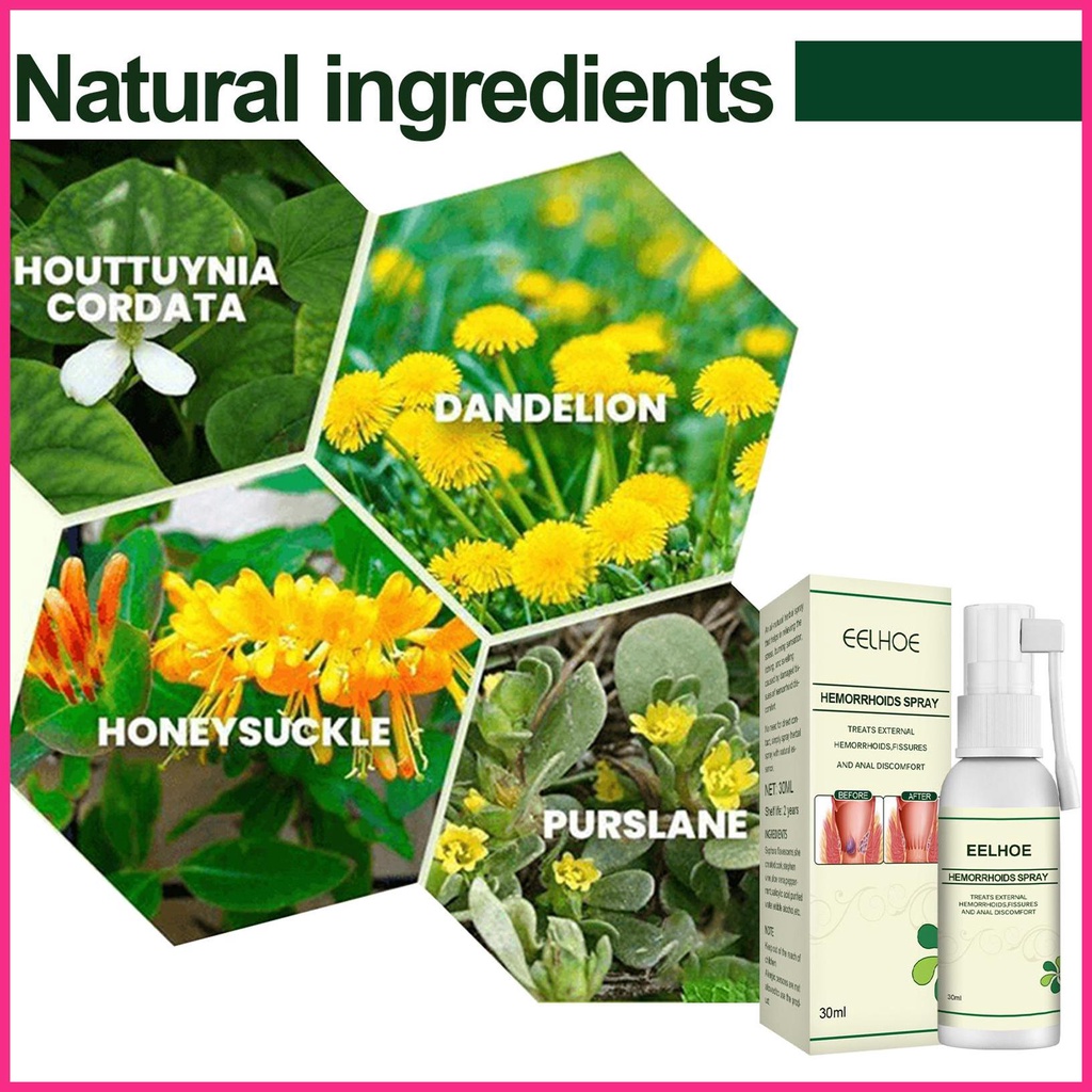 Xịt Thuốc Mỡ Trị Trĩ 30ml Cao Cấp Tiện Dụng