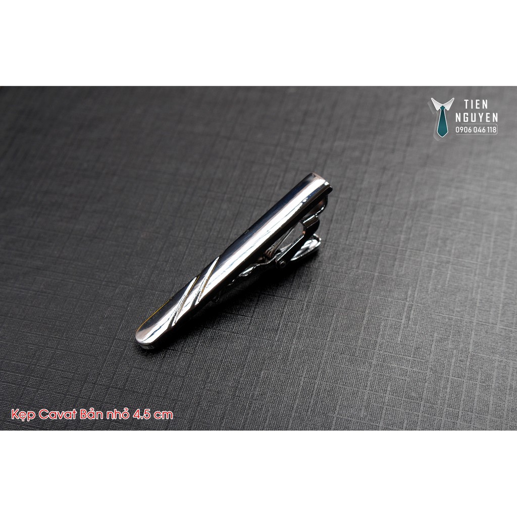 Kẹp cà vạt nam dành cho Cavat bản nhỏ ( 4.5cm)