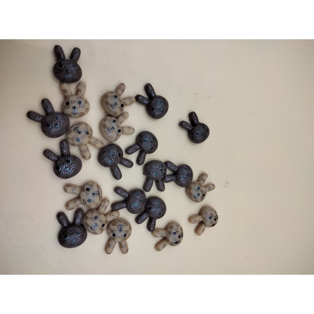 Charm thỏ nail cao cấp, charm thỏ gắn móng