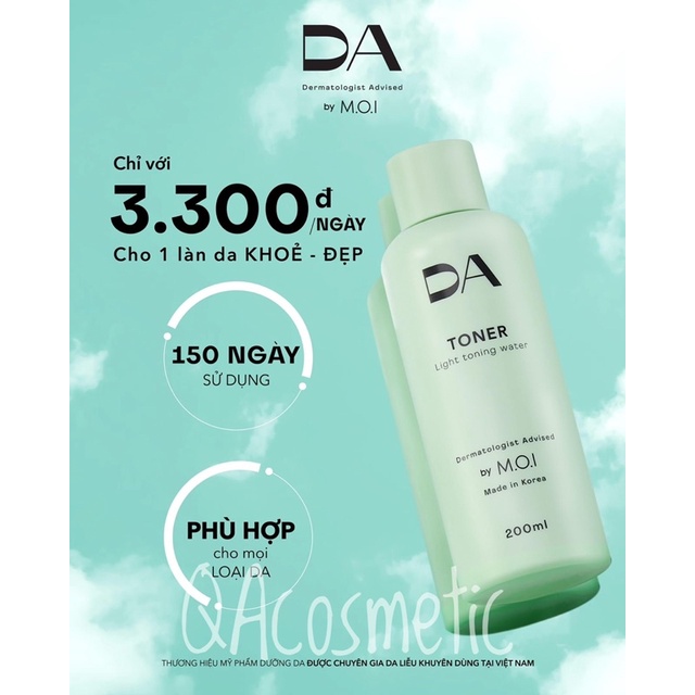 Nước Thần Toner D.A by M.O.I 5 Trong 1