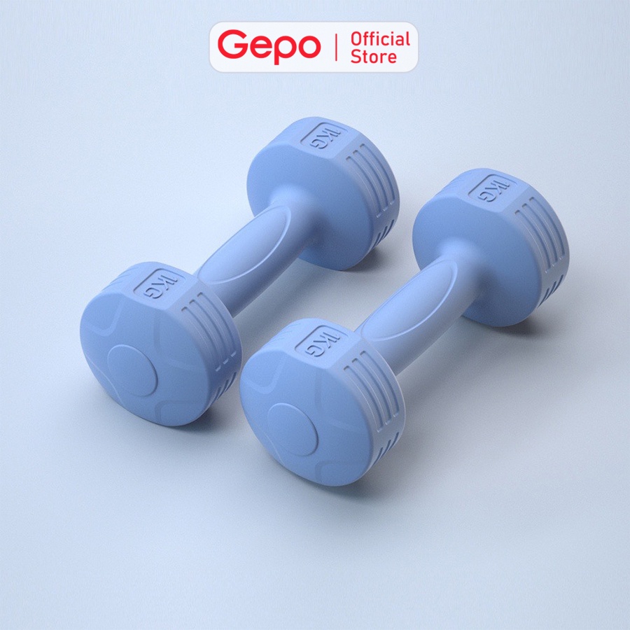 Tạ Tay Nam Nữ Chuyên Tập Gym Yoga Pilates Thể Dục Tại Nhà GEPO 1Kg