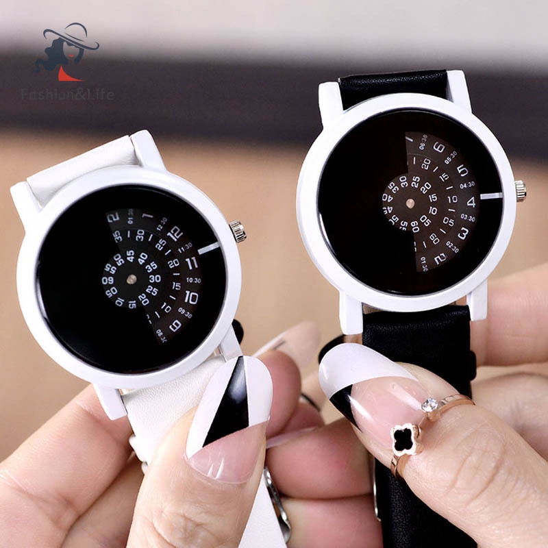Đồng Hồ Nữ Dây Da Pu Thiết Kế Đơn Giản