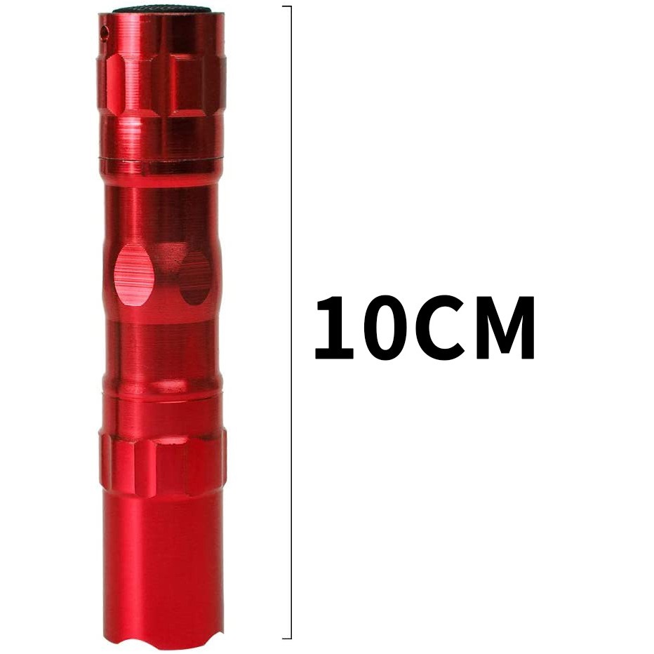 Đèn Pin LED Mini Cầm Tay Bằng Nhôm Sử Dụng Khi Đi Cắm Trại Không Có Pin