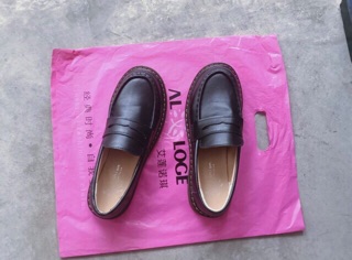 Giày Loafer Da Lì Vintage ( Có ảnh thật )