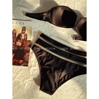 [Ảnh thật] Bikini 2 mảnh phối lưới