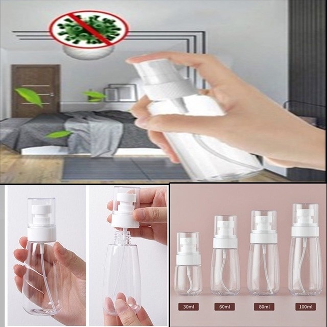 Bình nhựa UPG rỗng đựng nước hoa và sữa dưỡng dạng xịt / bơm tiện dụng khi du lịch 30ml / 60ml / 100ml