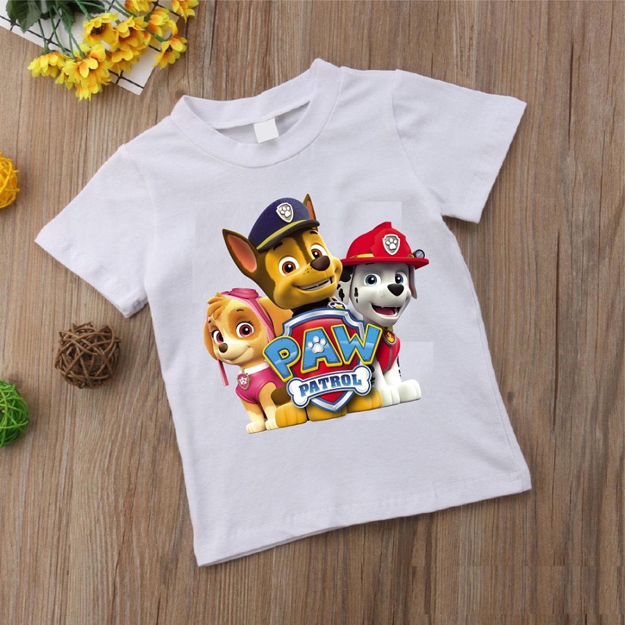 Áo thun đội chó cứu hộ trẻ em | Áo Paw Patrol cho bé trai bé gái đẹp PA13 | Áo Chất Store