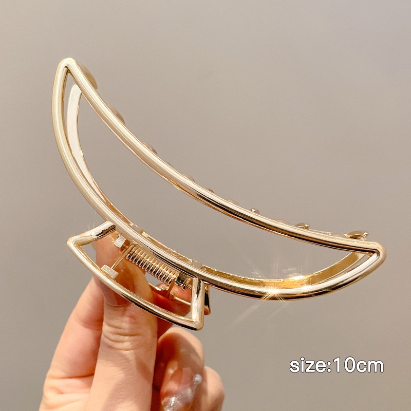 Kẹp Tóc Kim Loại Phong Cách Retro Hàn Quốc Xinh Xắn Cho Nữ