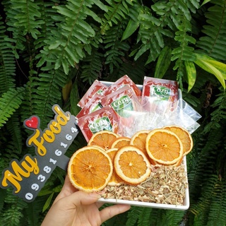 Một gói trà đào Cam sả
